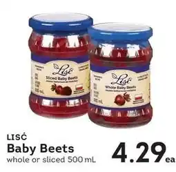 Market Place IGA Lisc baby beets offer