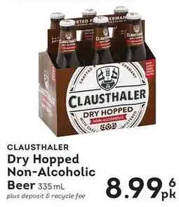 Market Place IGA Clausthaler Dry Hopped Non-Alcoholic Beer offer