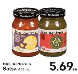 Market Place IGA Mrs. Renfro's Salsa offer