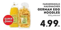 Market Place IGA Farmersgold hausmacher german egg noodles offer