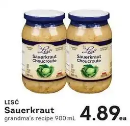 Market Place IGA LisC Sauerkraut offer