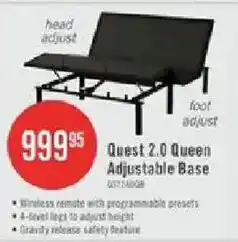 The Brick Quest 2.0 Queen Adjustable Base offer