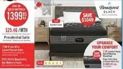 The Brick Beautyrest Black Presidential Suite offer