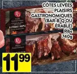 Supermarché PA PG plaisirs gastronomiques ribs offer