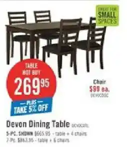 The Brick Devon Dining Table offer