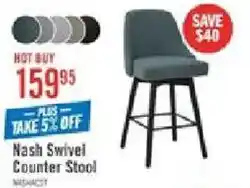 The Brick Nash Swivel Counter Stool offer
