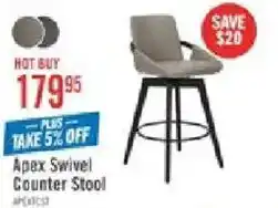 The Brick Apex Swivel Counter Stool offer