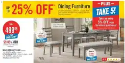 The Brick Cove Dining Table offer
