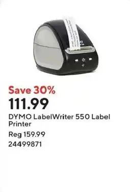 Staples Dymo labelwriter 550 label printer offer