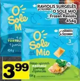 Supermarché PA O Sole Mio frozen raviolis offer