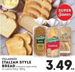 Market Place IGA Villaggio italian style bread offer