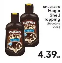 Market Place IGA Smucker's magic shell topping chocolate offer
