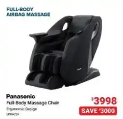 Visions Electronics Panasonic full-body massage chair offer