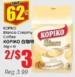 Btrust Supermarket Kopiko Blanca Creamy Coffee offer