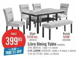The Brick Libra Dining Table offer