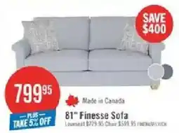 The Brick 81" Finesse Sofa offer