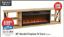 The Brick Wendel Fireplace TV Stand offer