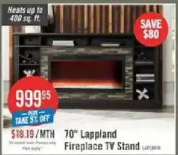 The Brick 70" Lappland Fireplace TV Stand offer