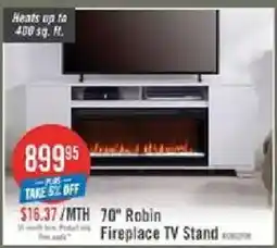 The Brick 70" Robin Fireplace TV Stand offer