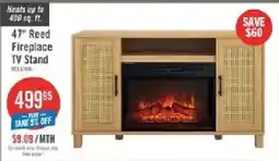 The Brick 47" Reed Fireplace TV Stand offer