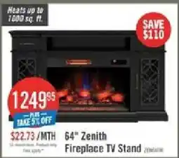 The Brick Zenith 64" Fireplace TV Stand offer