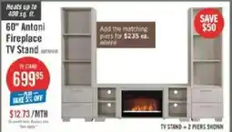 The Brick Antoni 60" Fireplace TV Stand offer