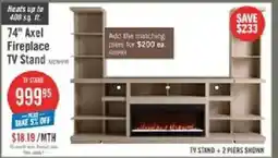 The Brick Axel Fireplace TV Stand offer