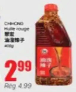 Btrust Supermarket Chong oil infused chili offer