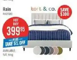 The Brick kort & co. rain mattress offer