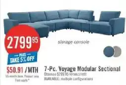 The Brick 7-Pc. Voyage Modular Sectional offer