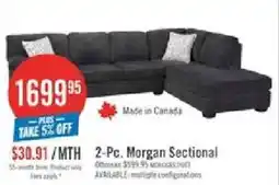 The Brick 2-Pc. Morgan Sectional offer