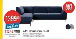 The Brick 2-Pc. Horizon Sectional offer
