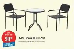 The Brick Paris Bistro Set offer