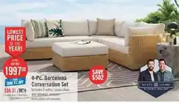 The Brick Scott Living Barcelona Conversation Set offer