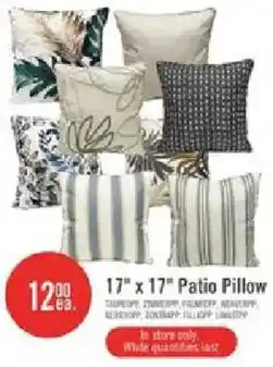The Brick 17" x 17" Patio Pillow offer
