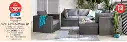 The Brick Morris Sectional Set offer