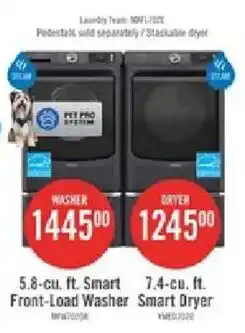 The Brick LG Smart Front-Load Washer offer
