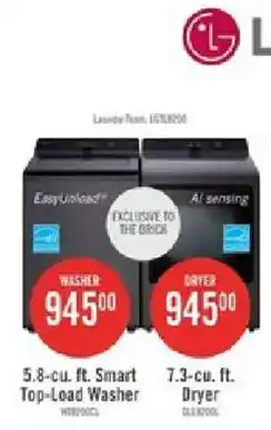 The Brick LG Laundry Team offer