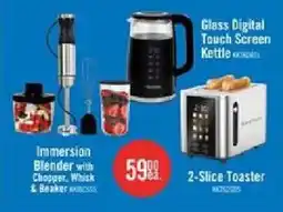 The Brick Immersion Blender with Chopper, Whisk & Beaker offer