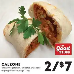 Market Place IGA The Good Stuff calzone offer