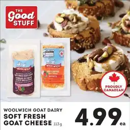 Market Place IGA Woolwich goat dairy soft fresh goat cheese offer