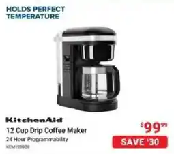 Visions Electronics KitchenAid 12 Cup Drip Coffee Maker offer