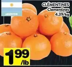 Supermarché PA Clementines offer