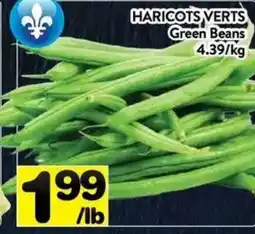 Supermarché PA Green Beans offer