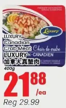 Btrust Supermarket Luxury canadian crab meat offer