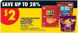 No Frills Christie crackers or crispsers or bites & bites snack mix offer
