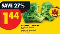 No Frills Broccoli Crowns offer