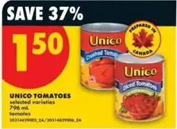 No Frills Unico tomatoes offer