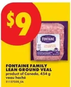 No Frills Fontaine family lean ground veal offer