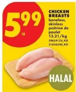 No Frills Chicken breasts boneless skinless offer